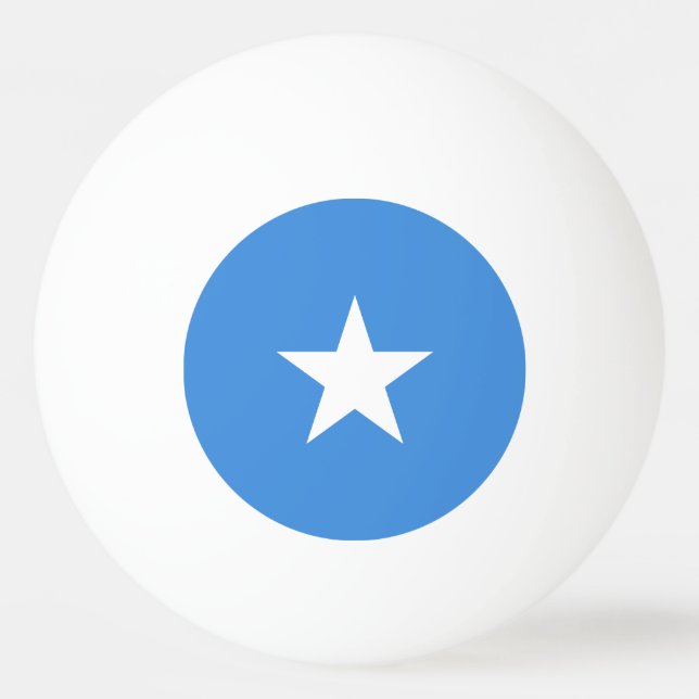 Somalia Flag Tischtennisball (Vorderseite)