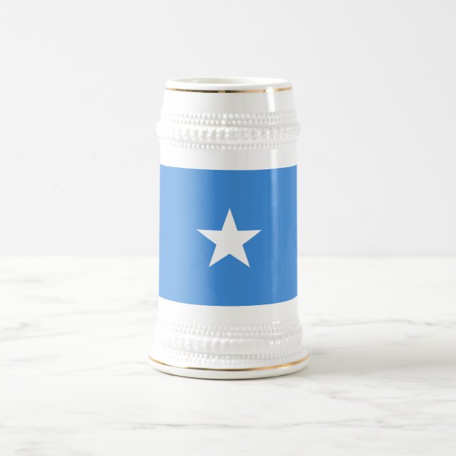 Somalia-Flagge Bierglas (Mittel)