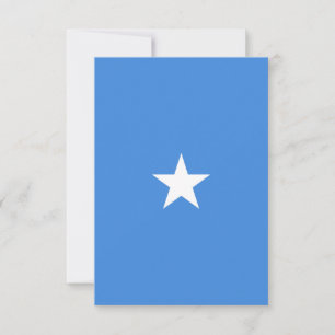 Somalia-Flagge Dankeskarte