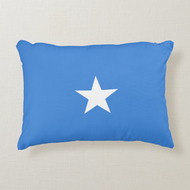Somalia-Flagge Dekokissen (Vorderseite)