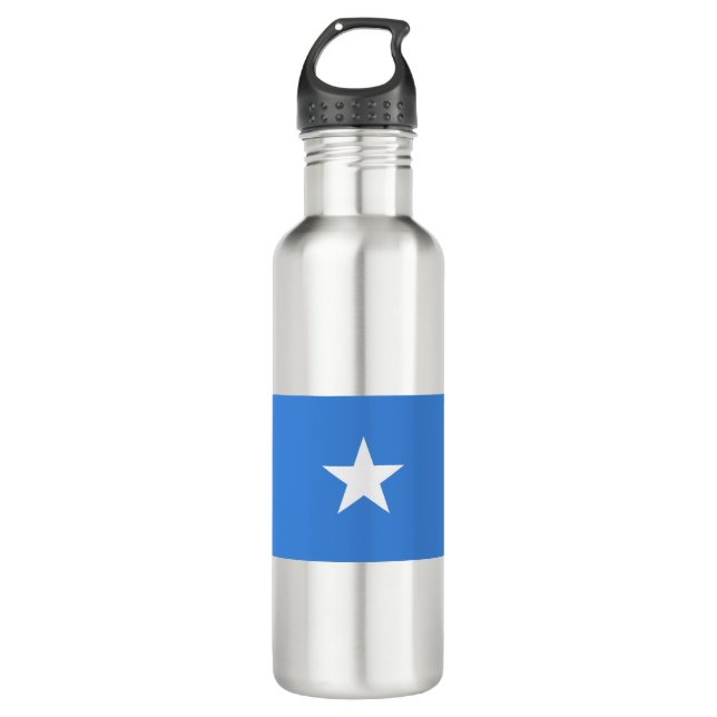 Somalia-Flagge Edelstahlflasche (Vorderseite)