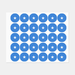 Somalia-Flagge Etiketten
