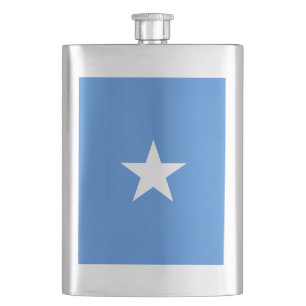 Somalia-Flagge Flachmann