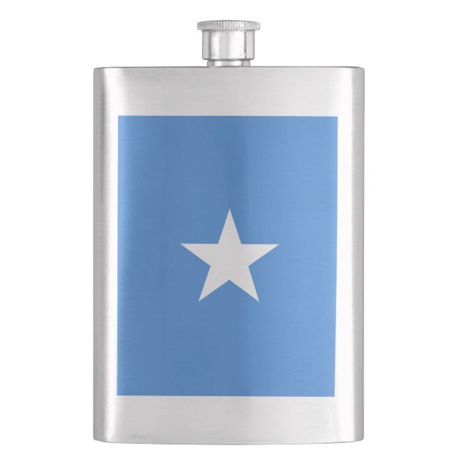 Somalia-Flagge Flachmann (Vorderseite)