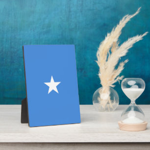 Somalia-Flagge Fotoplatte