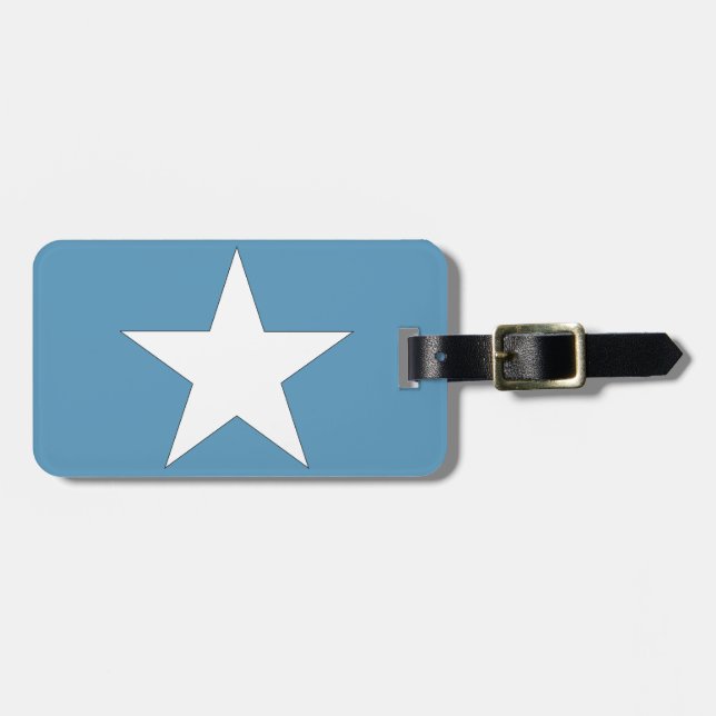 Somalia-Flagge Gepäckanhänger (Vorderseite horizontal)