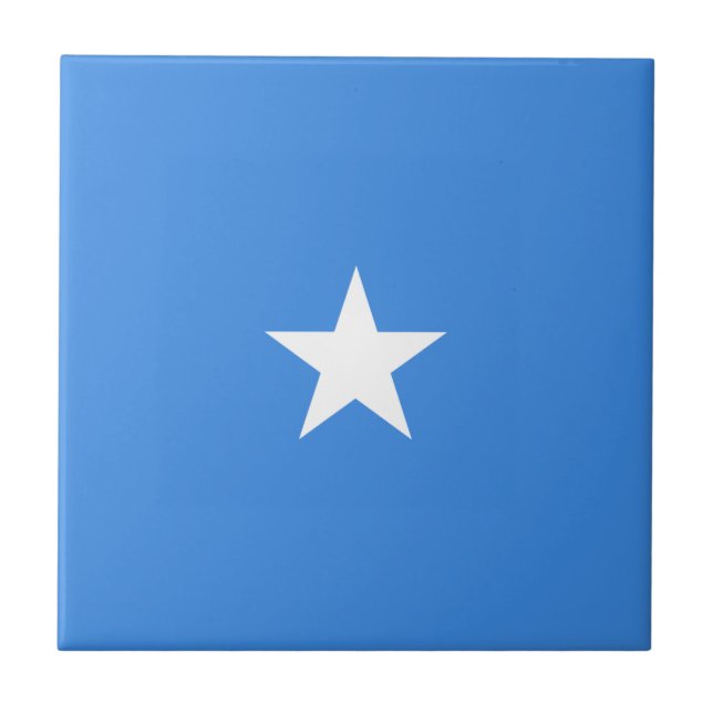 Somalia-Flagge Keramikfliese (Vorderseite)