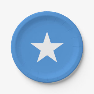 Somalia-Flagge Pappteller