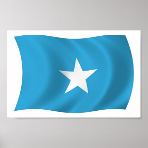 Somalia Flagge Poster Druck