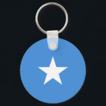 Somalia-Flagge Schlüsselanhänger<br><div class="desc">Patriotische Flagge Somalias.</div>