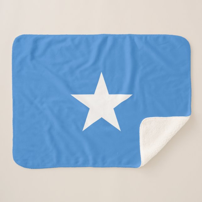 Somalia-Flagge Sherpadecke (Vorderseite (Horizontal))