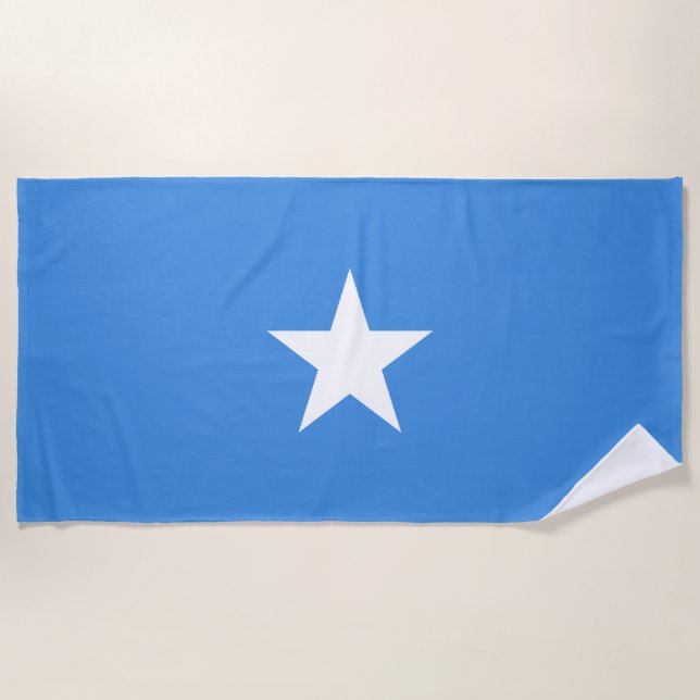 Somalia-Flagge Strandtuch (Vorderseite)