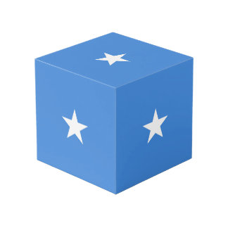 Somalia-Flagge Würfel