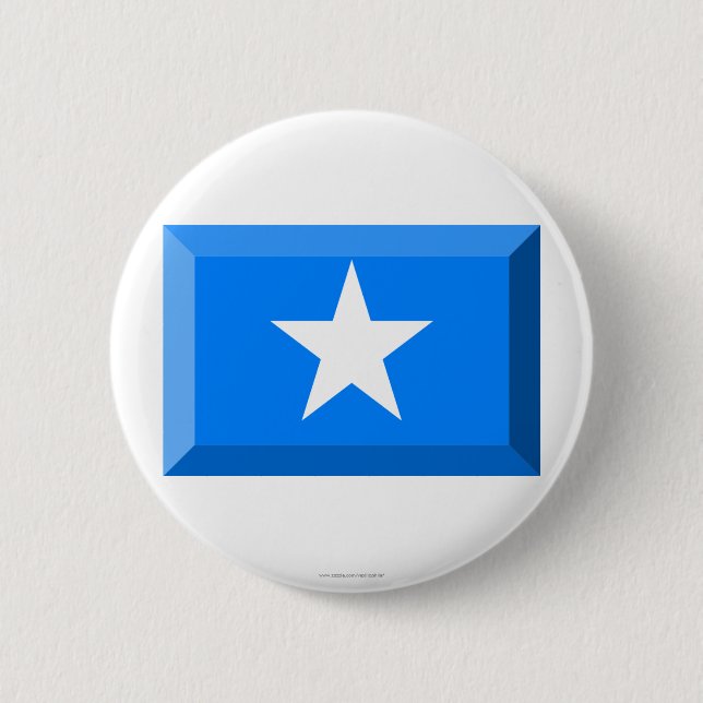 Somalia-Flaggen-Juwel Button (Vorderseite)