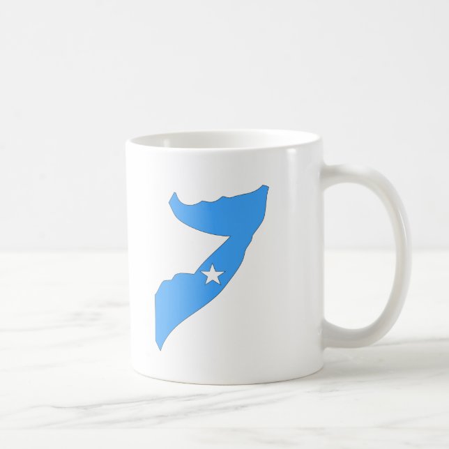 Somalia-Flaggenkarte Kaffeetasse (Rechts)