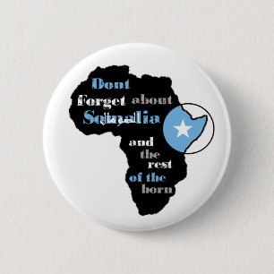 Somalia-Hilfsknopf "Afrika existiert" Reihe Button