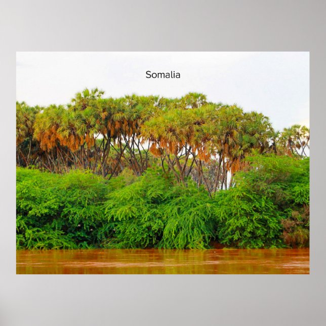 Somalia, Landschaftsfotografie Poster (Vorne)