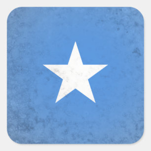 Somalia Quadratischer Aufkleber