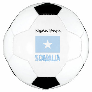 Somalia Somalia-Flagge Schwarz Personalisierung Fußball