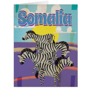 Somalia Vintage-Reiseposter