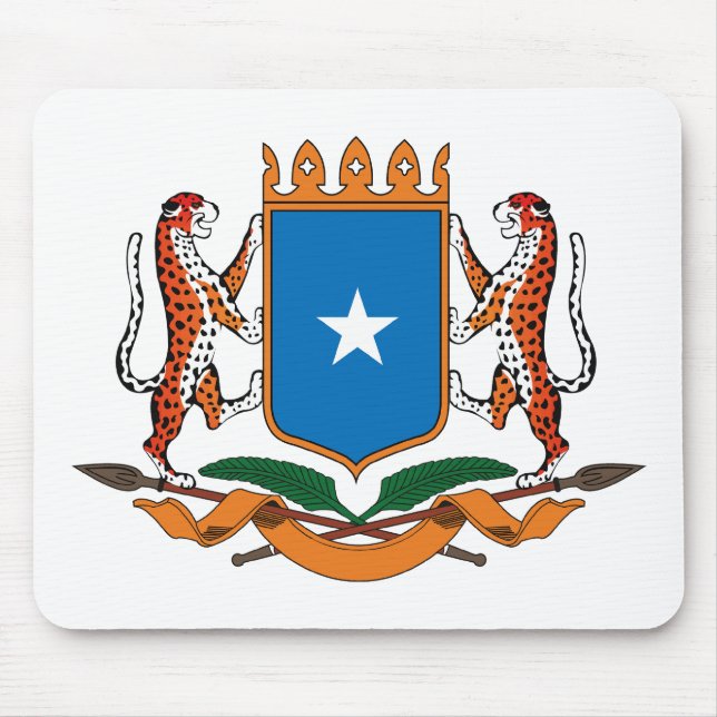 Somalia-Wappen Mousepad (Vorne)