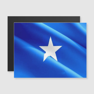 Somalia - Waving Flag - Magnetkarte