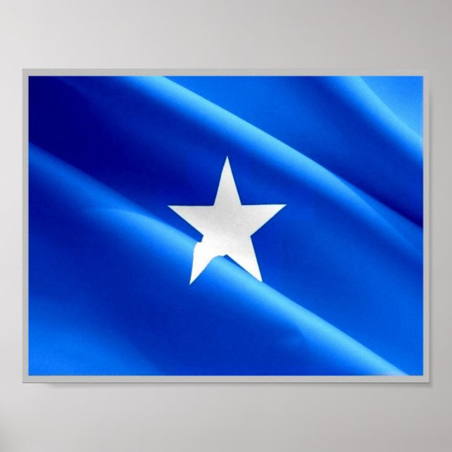 Somalia - Waving Flag - Poster (Vorne)