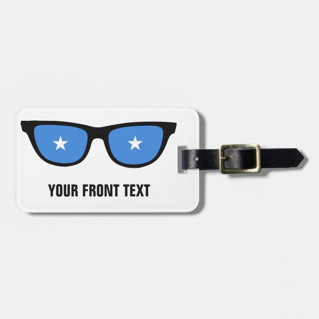 Somalian Shades Custom Gepäckanhänger (Vorderseite horizontal)
