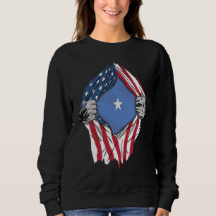 Somalianisches Blut in mir Somalia-Flagge Sweatshirt