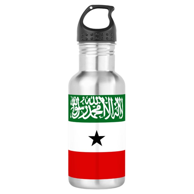 Somaliland Flag Edelstahlflasche (Vorderseite)