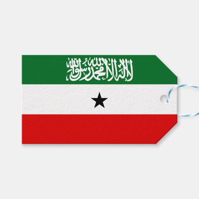Somaliland Flag Geschenkanhänger (Vorderseite (Horizontal))