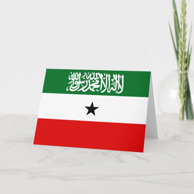 Somaliland Flag Karte (Vorderseite)