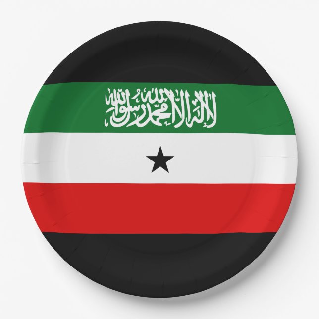 Somaliland Flag Pappteller (Vorderseite)
