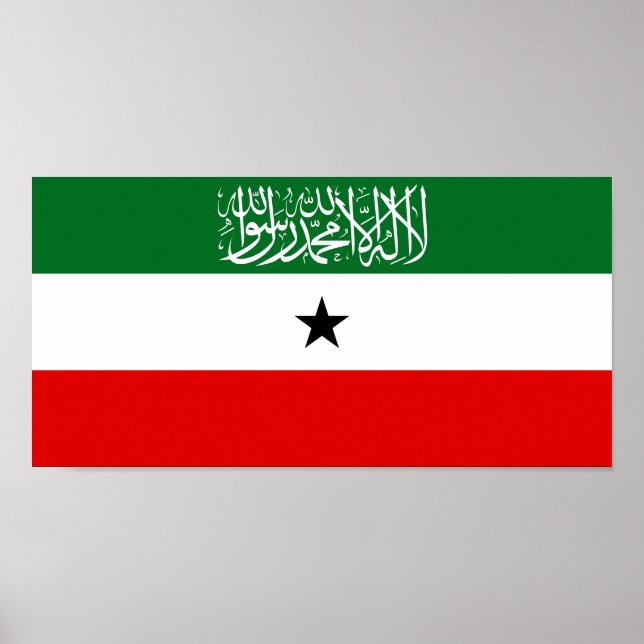 Somaliland Flag Poster (Vorne)