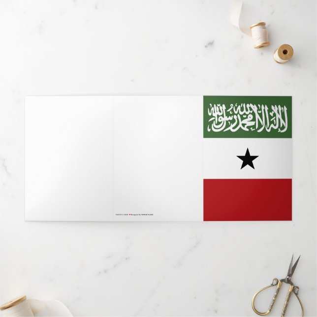 Somaliland-Flagge Dreifach Gefaltete Karte (Außenbereich)