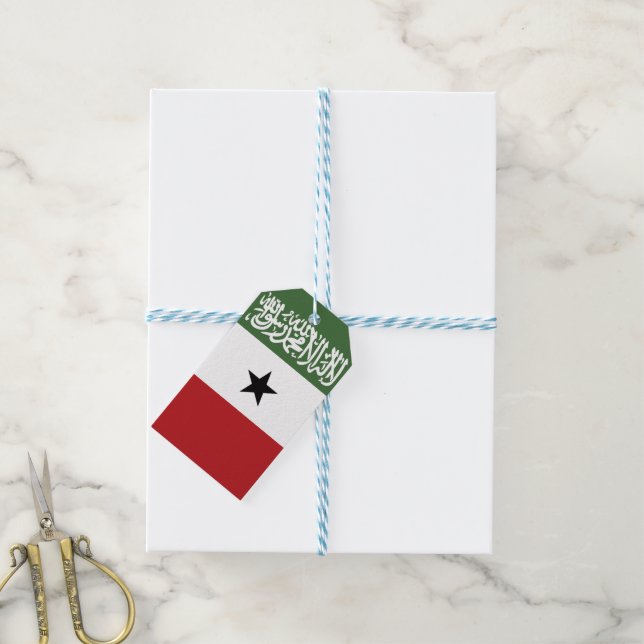 Somaliland-Flagge Geschenkanhänger (Mit Garn)