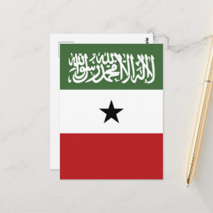 Somaliland-Flagge Postkarte
