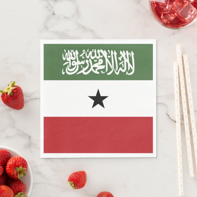 Somaliland-Flagge Serviette (Beispiel)