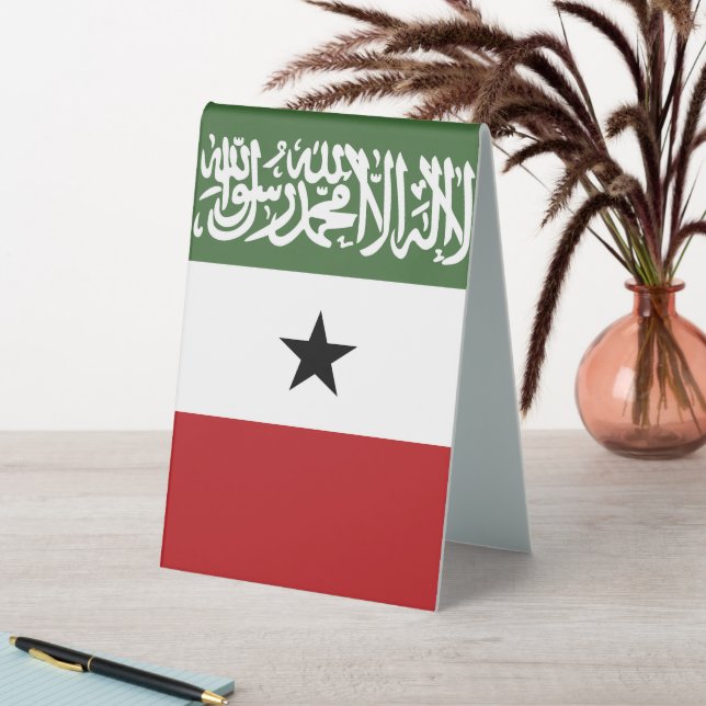 Somaliland-Flagge Tischaufsteller (In Situ (Tisch))