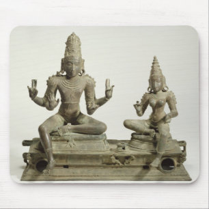 Somaskanda, Chola, Tamil Nadu (Bronze) Mousepad