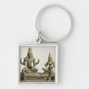 Somaskanda, Chola, Tamil Nadu (Bronze) Schlüsselanhänger
