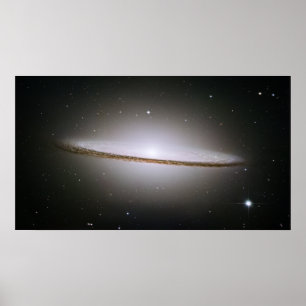 Sombrero-Galaxie Poster
