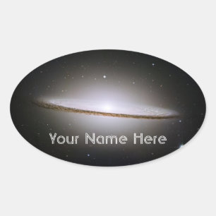 Sombrero Galaxy Buchzeichen Sticker