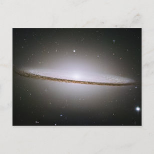 Sombrero Galaxy (Hubble Telescope) Postkarte