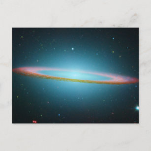 Sombrero Galaxy Space Fotografie Postkarte