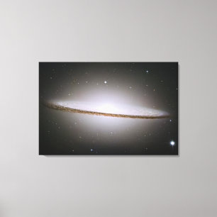 Sombrero Galaxy Wrapped Canvas Leinwanddruck