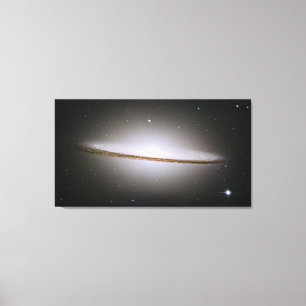 Sombrero Galaxy Wrapped Canvas Leinwanddruck
