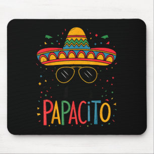 Sombrero Gesicht Papacito Cinco Mayo Party Lustig  Mousepad