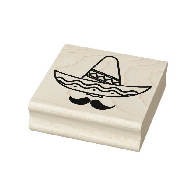 Sombrero Gummistempel (Stempel)