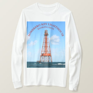 Sombrero Key Lighthouse Florida Keys lange Ärmel T-Shirt